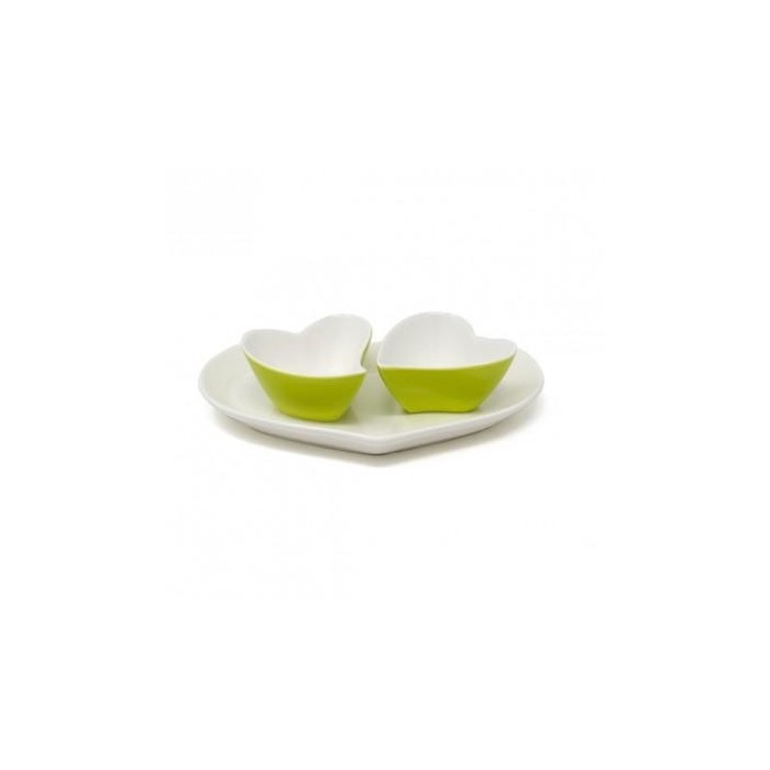 GREEN SET 2PEZZI CUORE CPIATTO 160